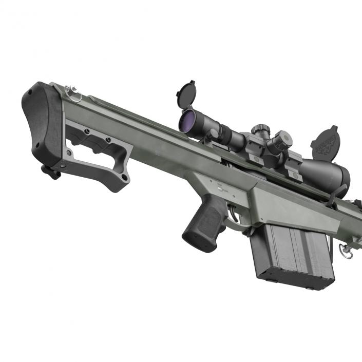 Barrett M107 3D