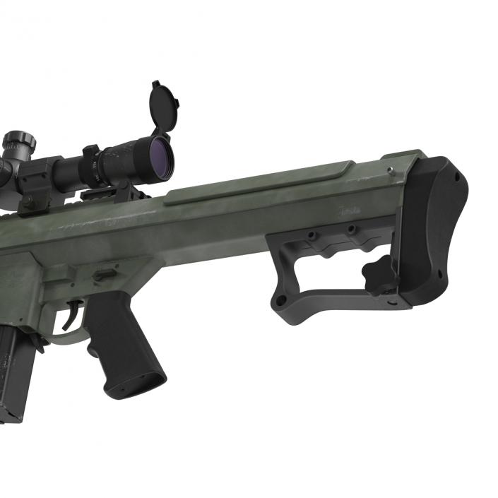 Barrett M107 3D