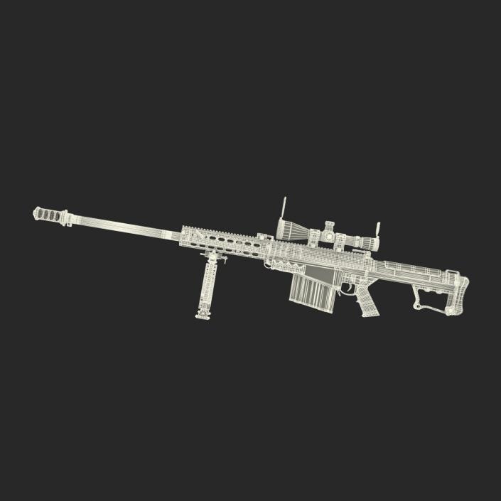 Barrett M107 3D