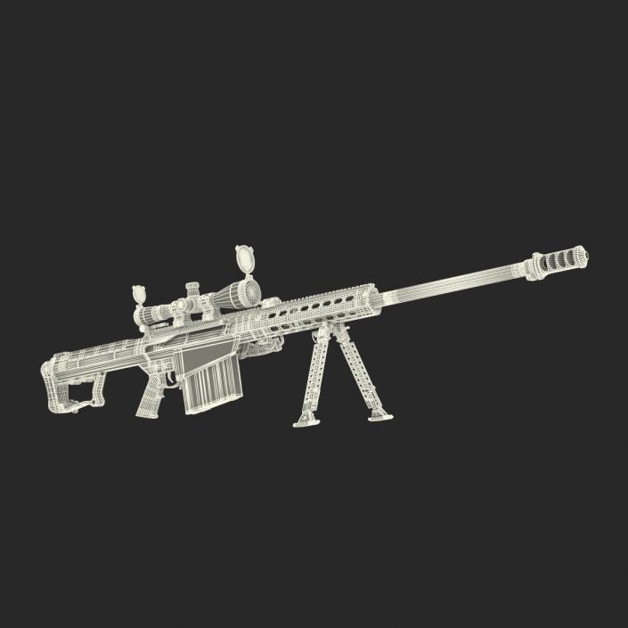 Barrett M107 3D