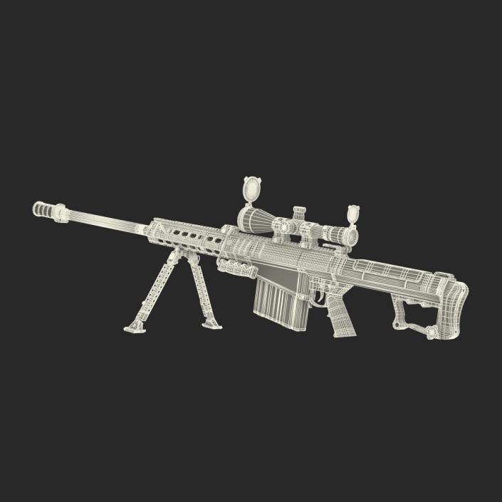 Barrett M107 3D