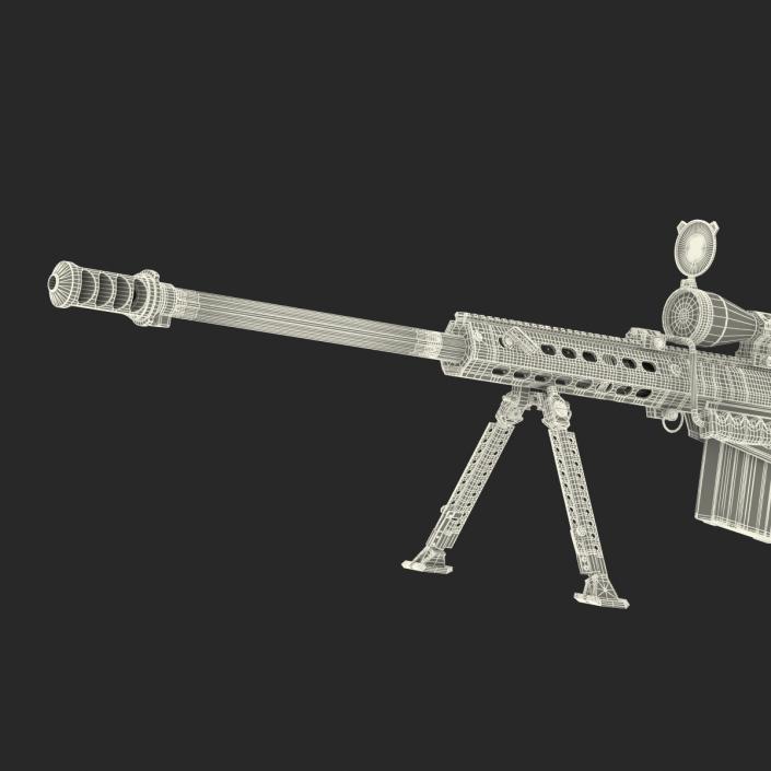 Barrett M107 3D