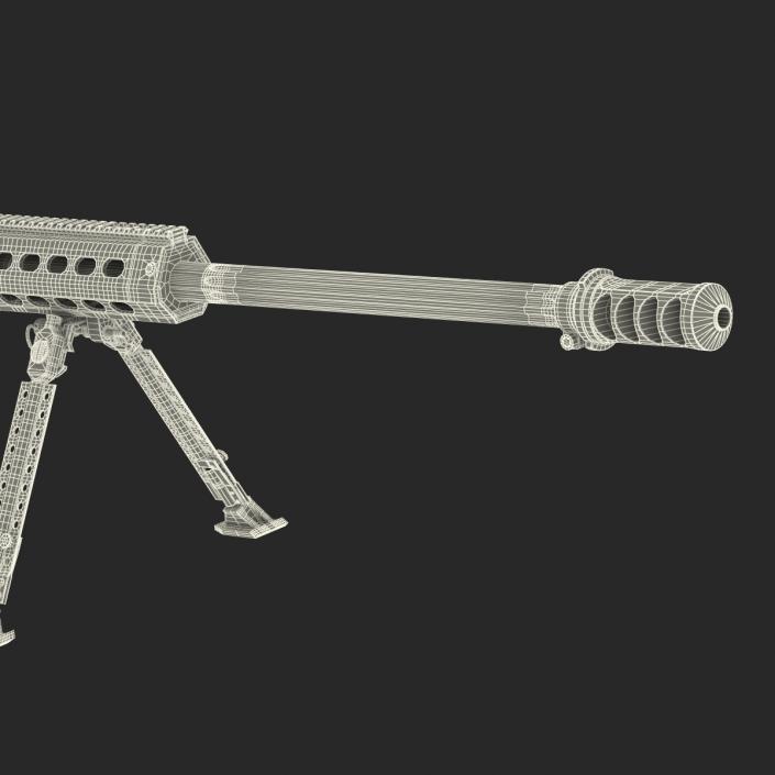 Barrett M107 3D