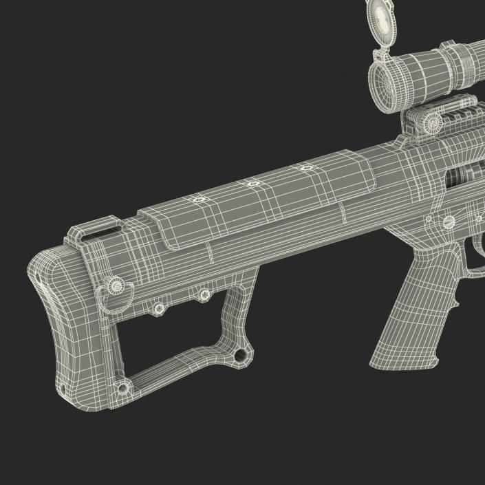 Barrett M107 3D