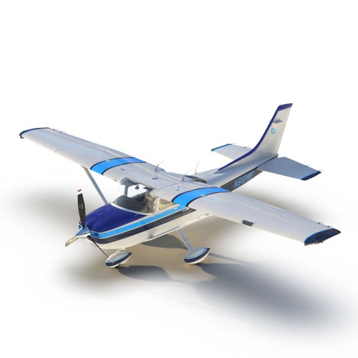 3D model Cessna 182 Skylane Rigged