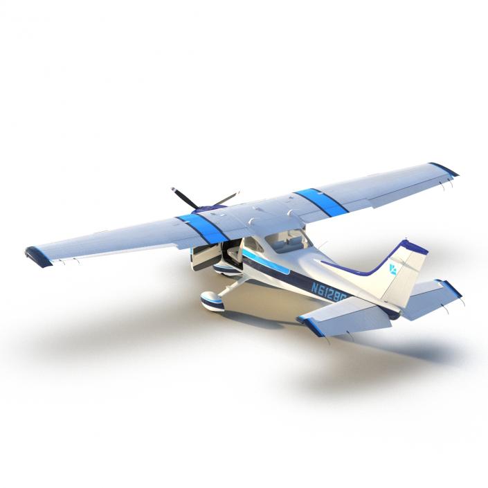 3D model Cessna 182 Skylane Rigged