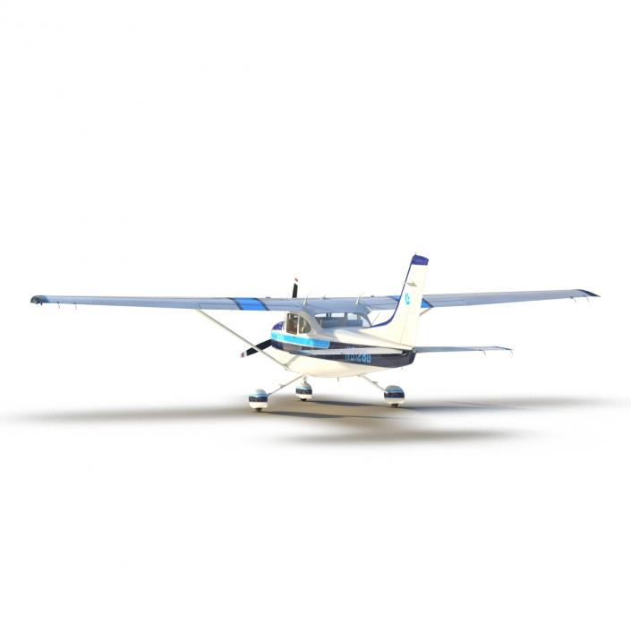 3D model Cessna 182 Skylane Rigged