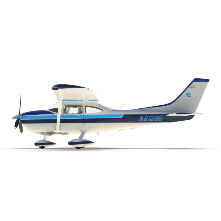 3D model Cessna 182 Skylane Rigged