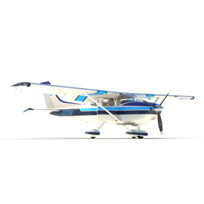 3D model Cessna 182 Skylane Rigged