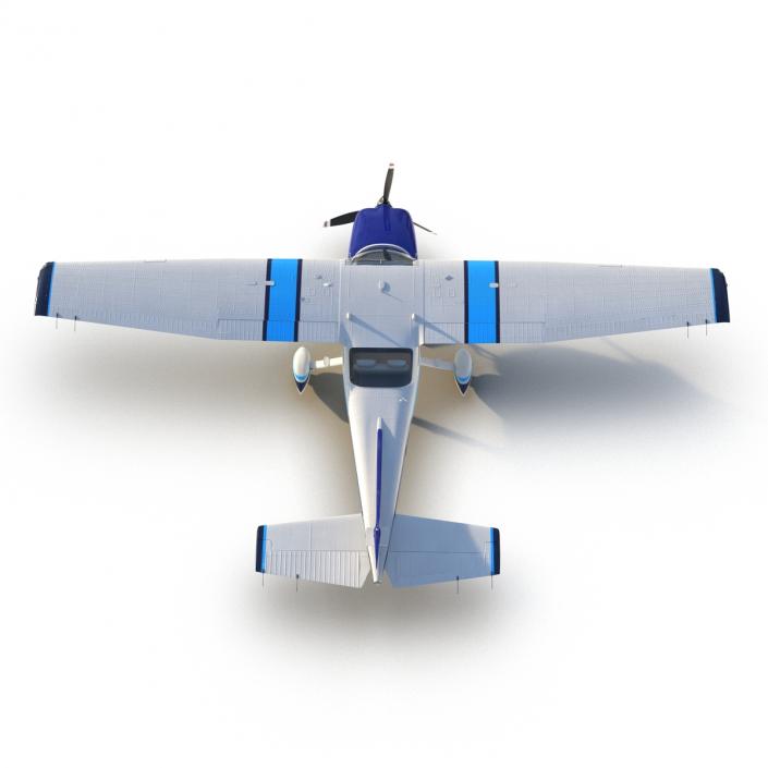 3D model Cessna 182 Skylane Rigged