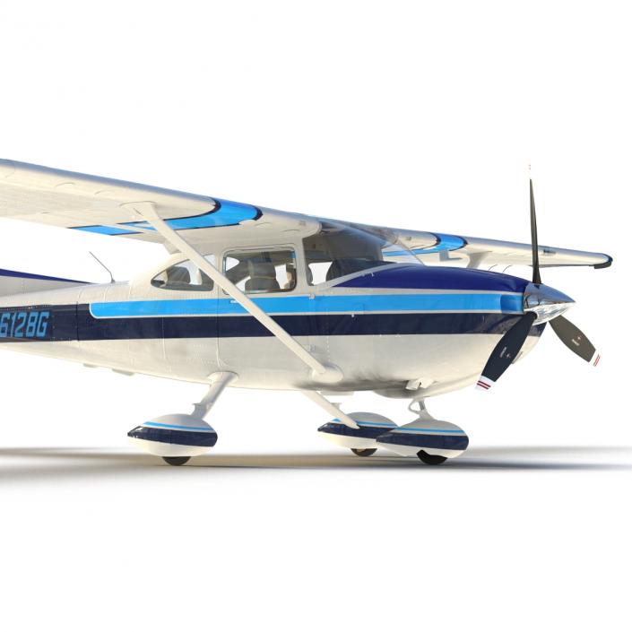 3D model Cessna 182 Skylane Rigged