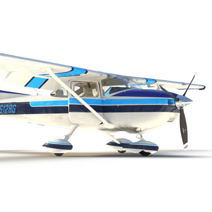 3D model Cessna 182 Skylane Rigged