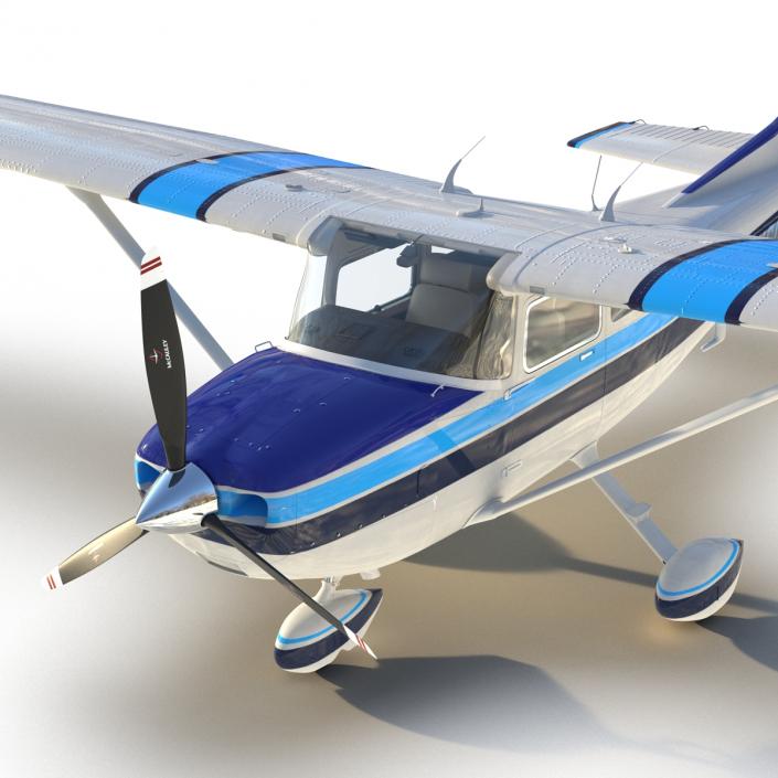 3D model Cessna 182 Skylane Rigged