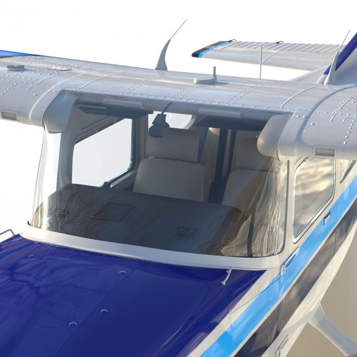 3D model Cessna 182 Skylane Rigged