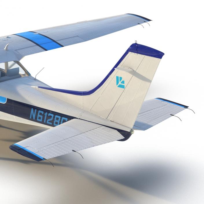 3D model Cessna 182 Skylane Rigged