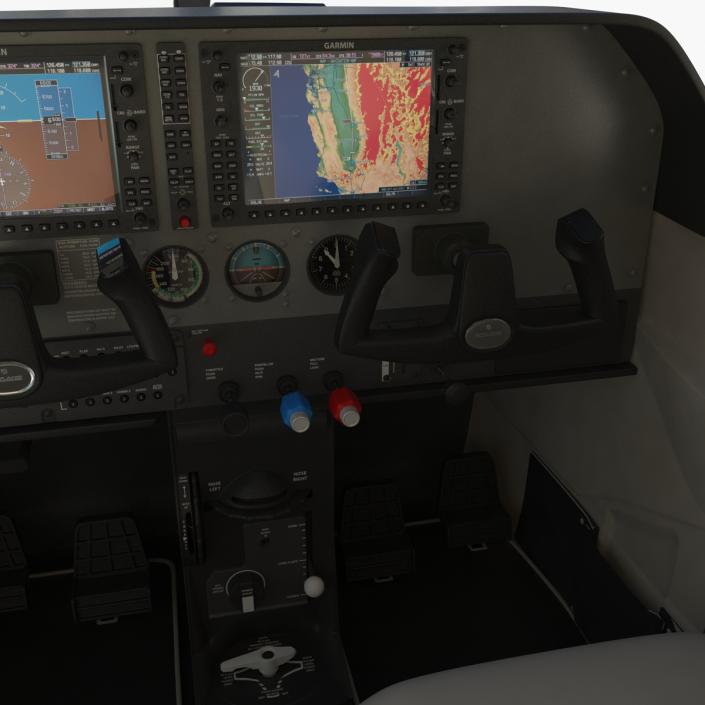 3D model Cessna 182 Skylane Rigged