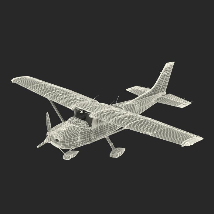 3D model Cessna 182 Skylane Rigged