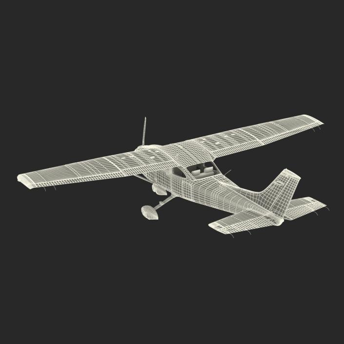 3D model Cessna 182 Skylane Rigged