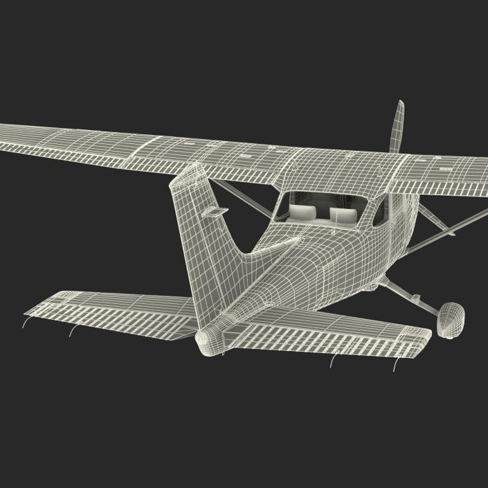 3D model Cessna 182 Skylane Rigged