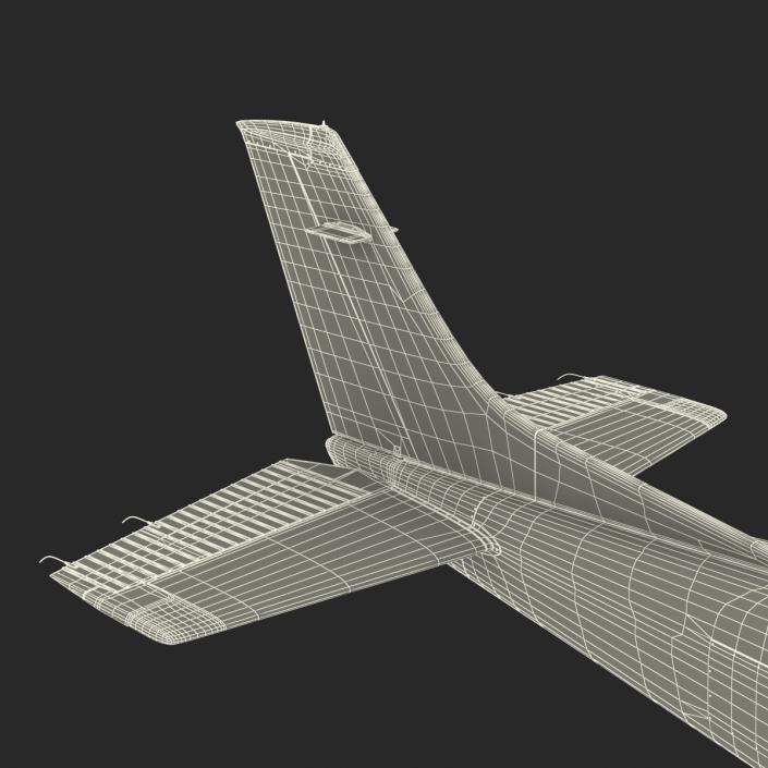 3D model Cessna 182 Skylane Rigged