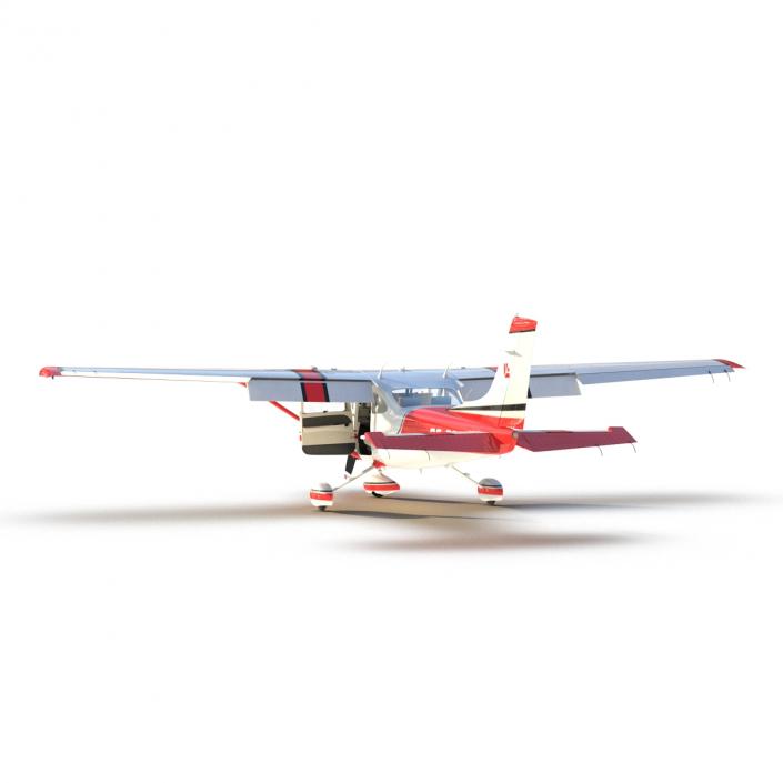 Cessna 182 Skylane Red 3D