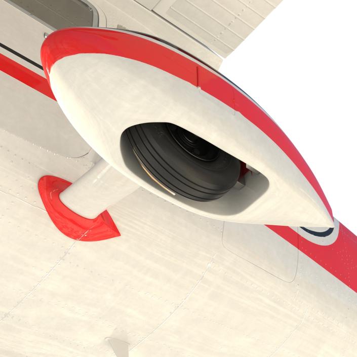 Cessna 182 Skylane Red 3D