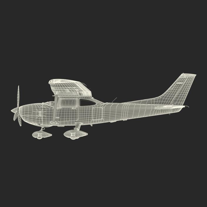 Cessna 182 Skylane Red 3D