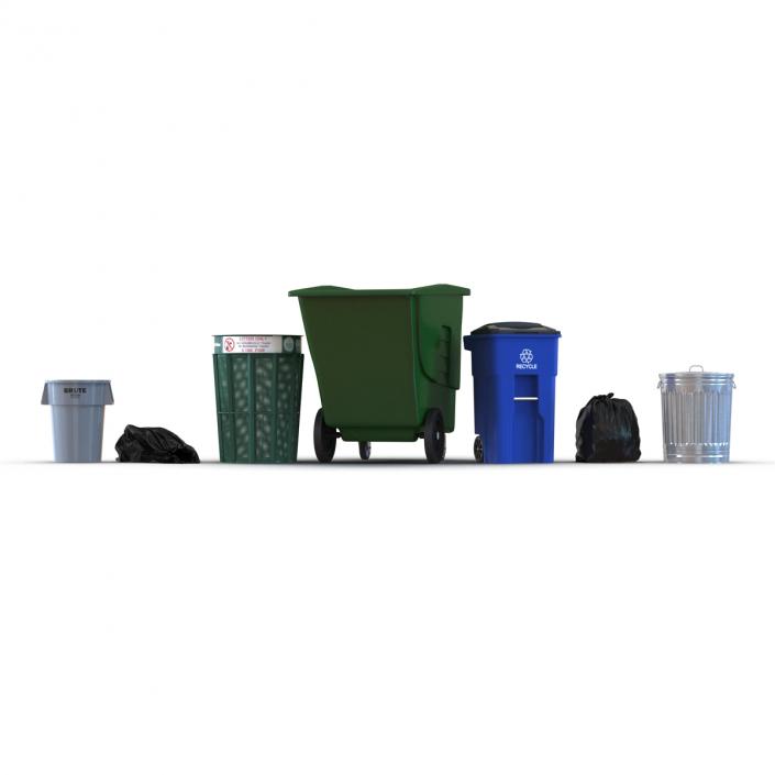 3D model Garbage Cans 3D Models Collection 3