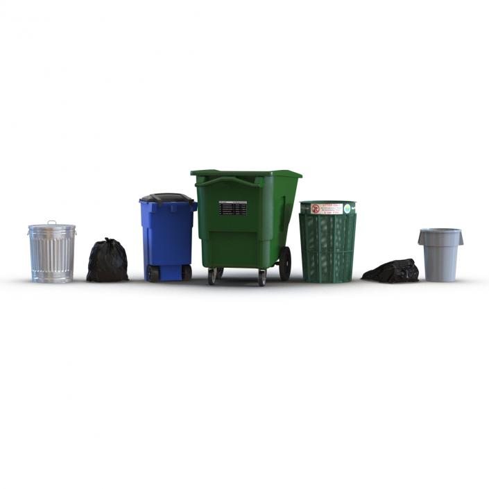 3D model Garbage Cans 3D Models Collection 3