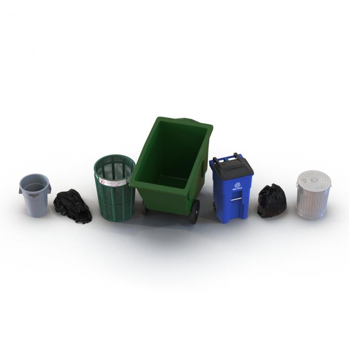 3D model Garbage Cans 3D Models Collection 3