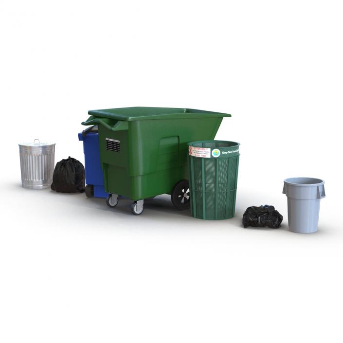 3D model Garbage Cans 3D Models Collection 3