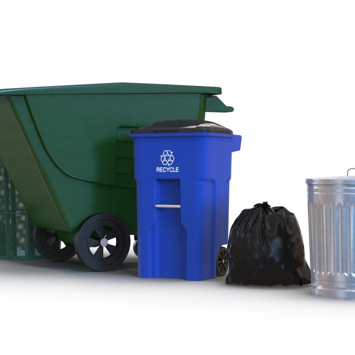 3D model Garbage Cans 3D Models Collection 3