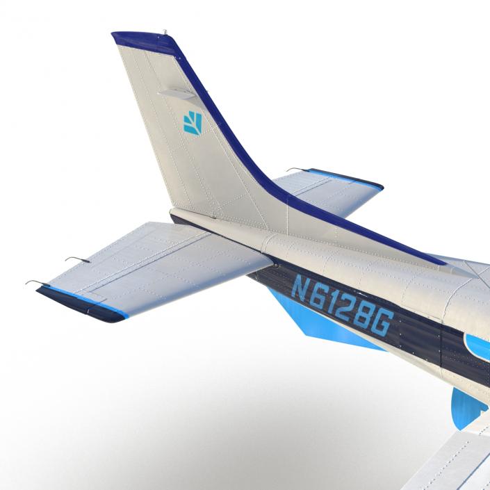 3D Cessna 182 Skylane on Floats model