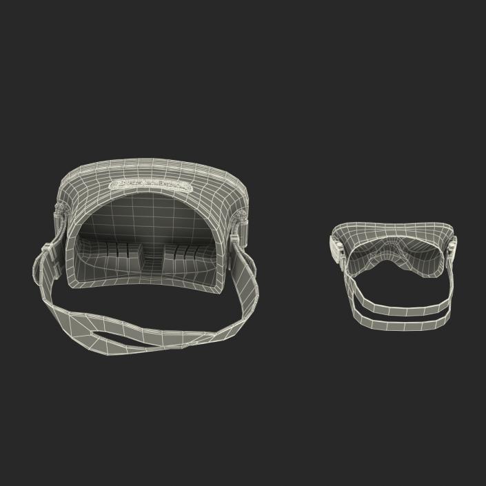 Scuba Masks Collection 4 3D model