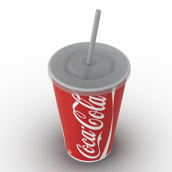 Drink Cup Coca Cola 3D model