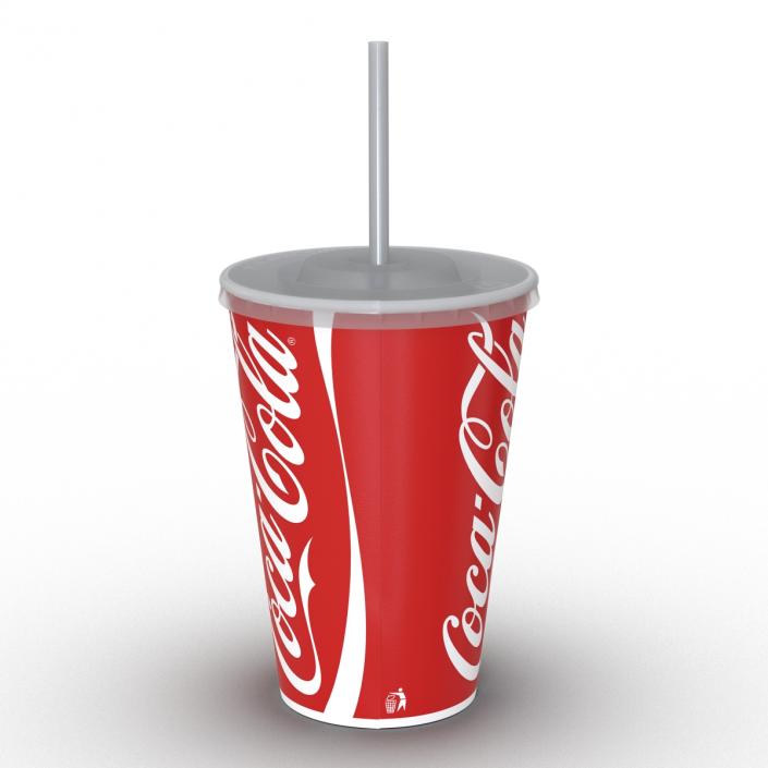 Drink Cup Coca Cola 3D model