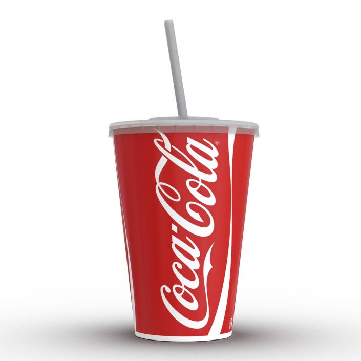 Drink Cup Coca Cola 3D model