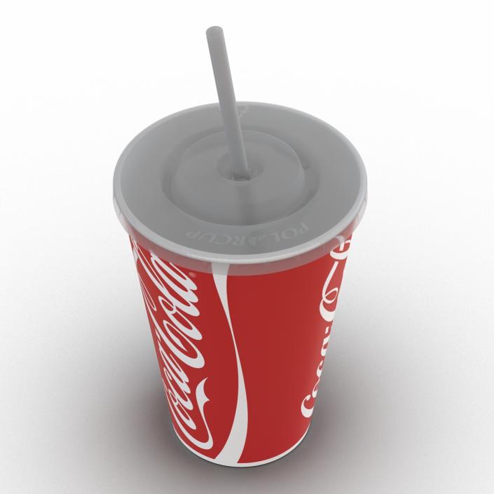 Drink Cup Coca Cola 3D model