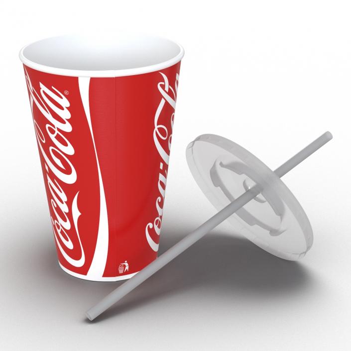 Drink Cup Coca Cola 3D model