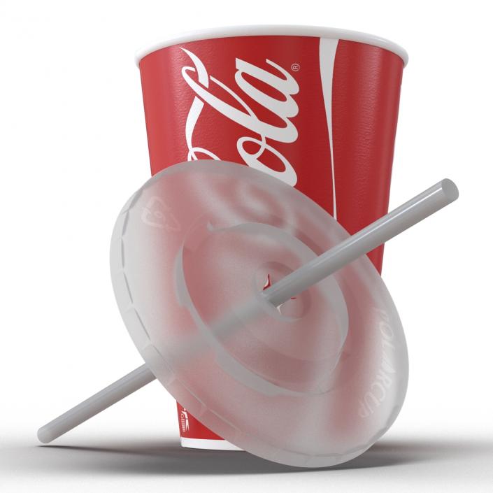 Drink Cup Coca Cola 3D model