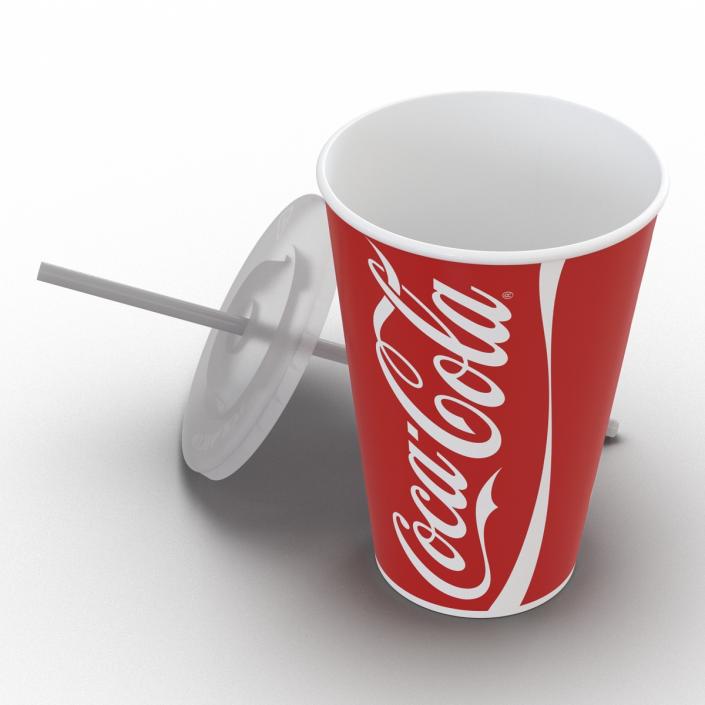 Drink Cup Coca Cola 3D model