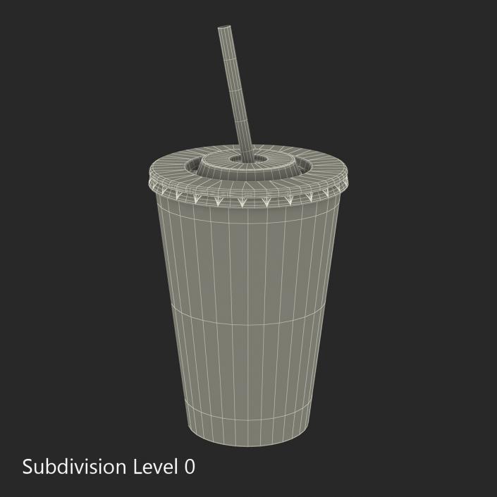 Drink Cup Coca Cola 3D model