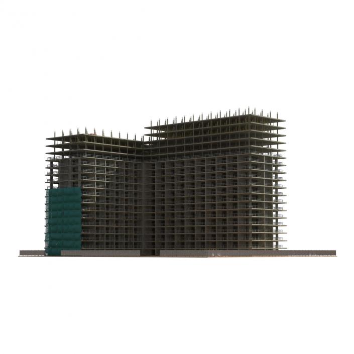 3D Building Construction 3 model