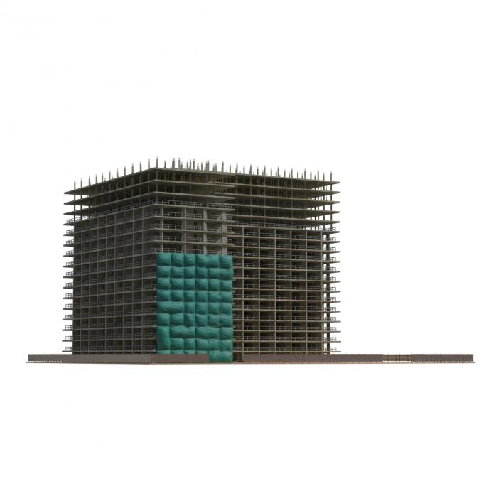 3D Building Construction 3 model