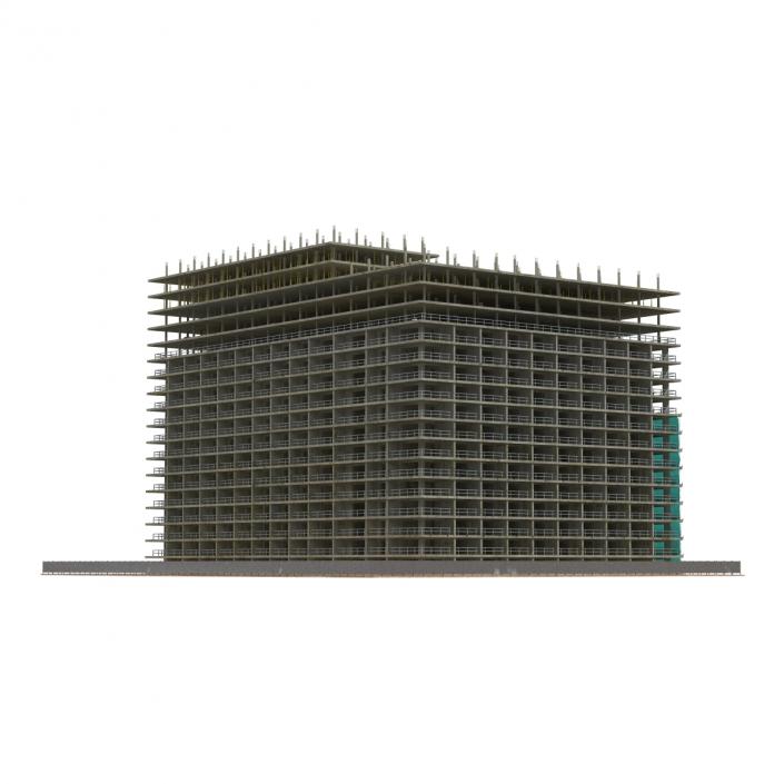 3D Building Construction 3 model