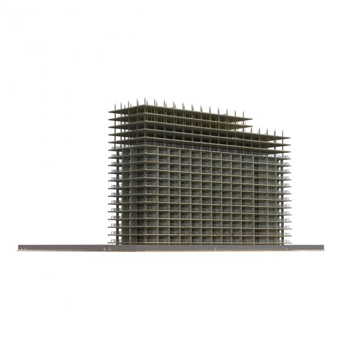 3D Building Construction 3 model