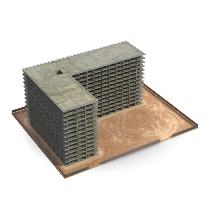 3D Building Construction 4 model