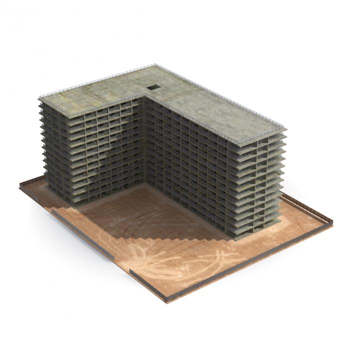 3D Building Construction 4 model