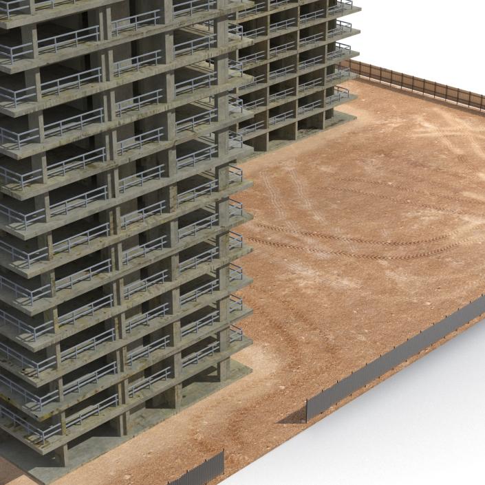 3D Building Construction 4 model