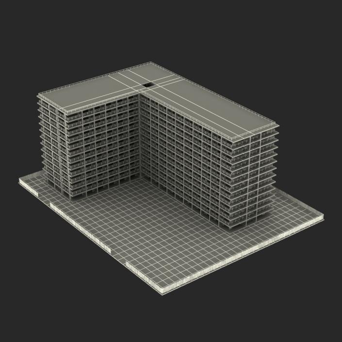 3D Building Construction 4 model